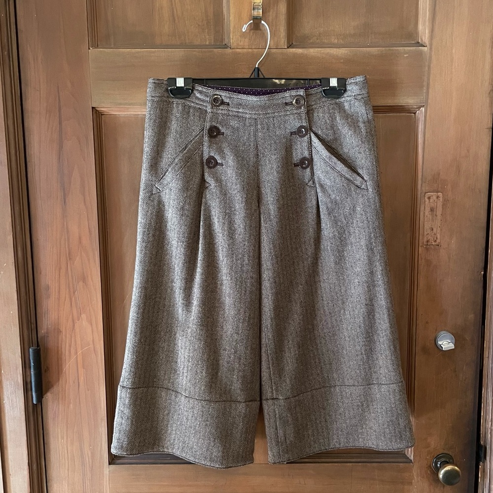 Marc Jacobs wide leg tweed culotte